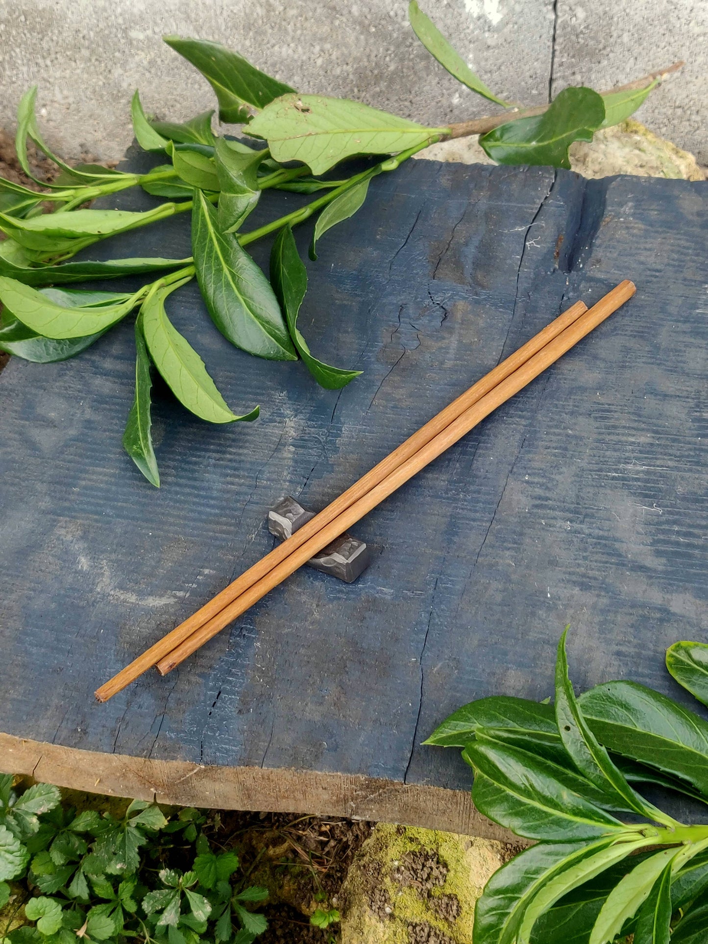 Chopstick holder small version, Handforged Chopstick rest