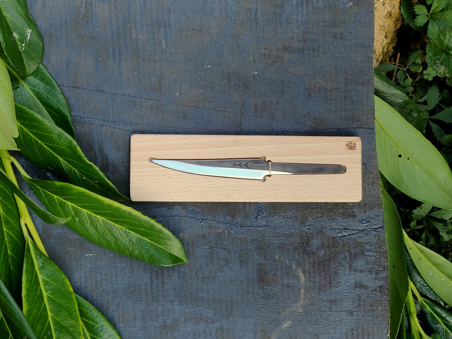 Slojd blade 85mm, high carbon 52100/100Cr6 steel. Whittling knife