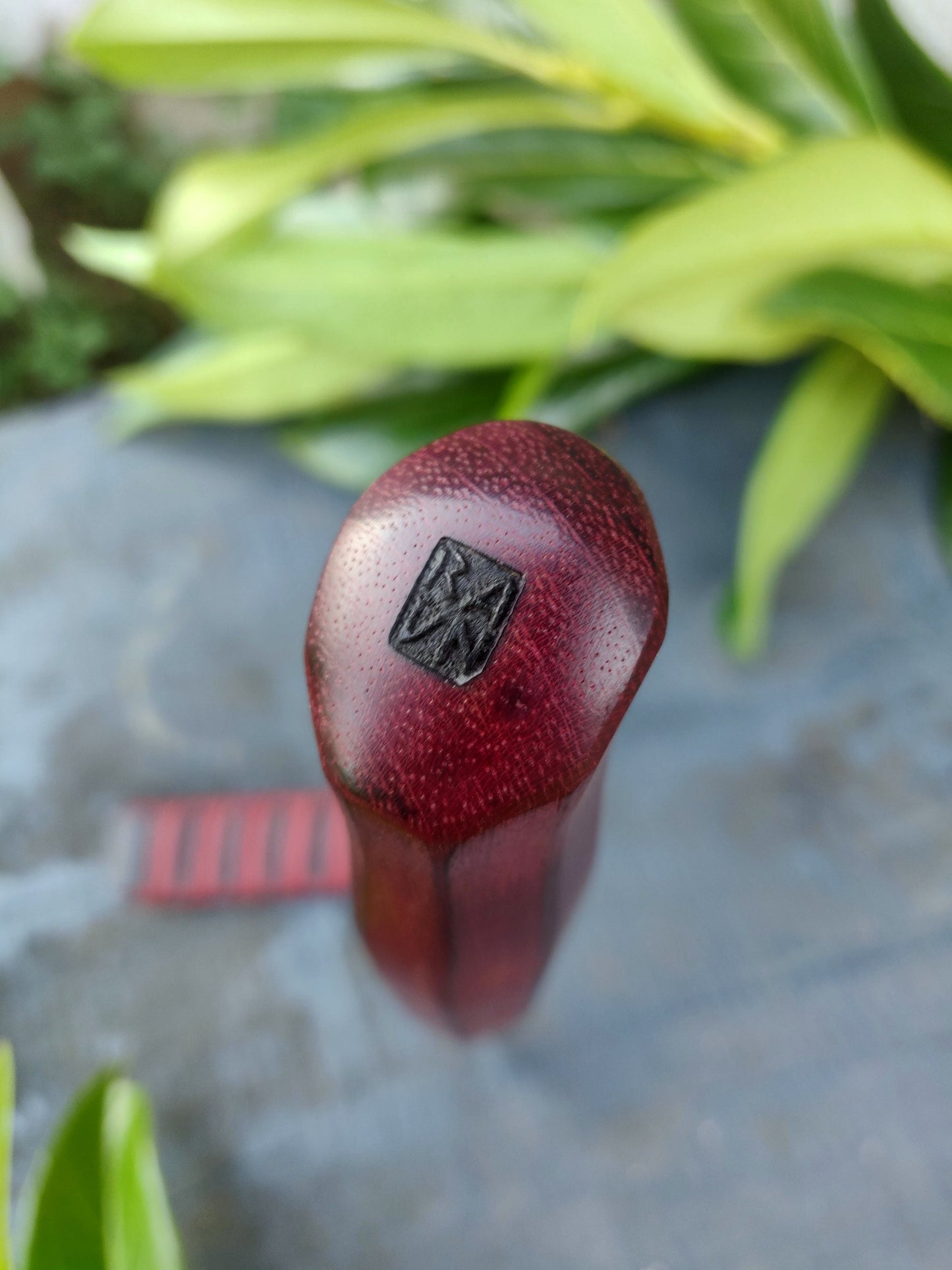 85mm Woodcarving knife, whittling knife with purple heart handle