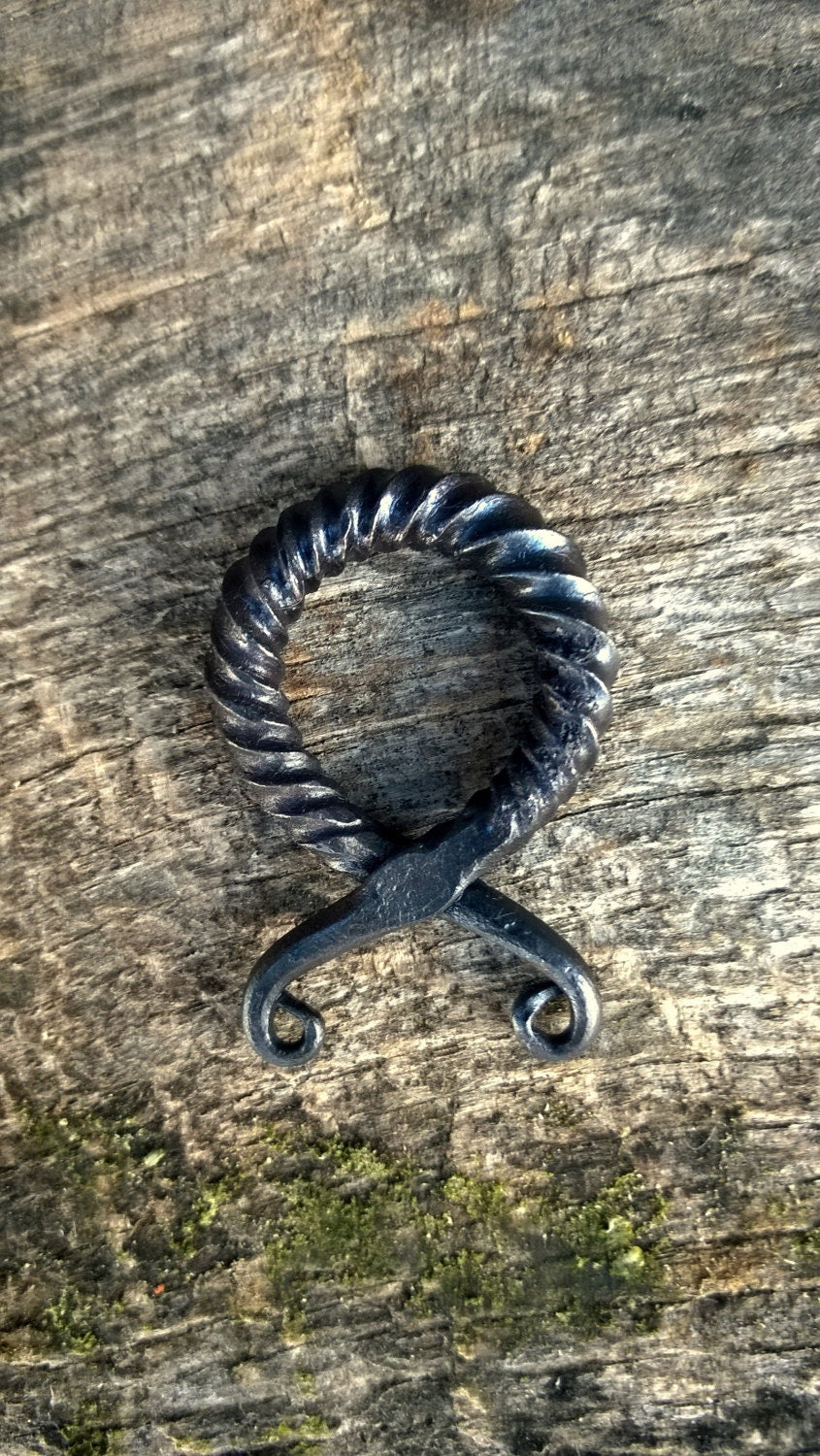 Troll Cross Pendant Handforged