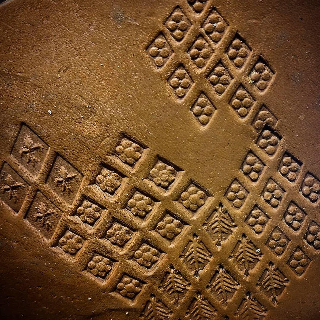 Custom made antler stamps, Leather stamp, 15th century leather stamps