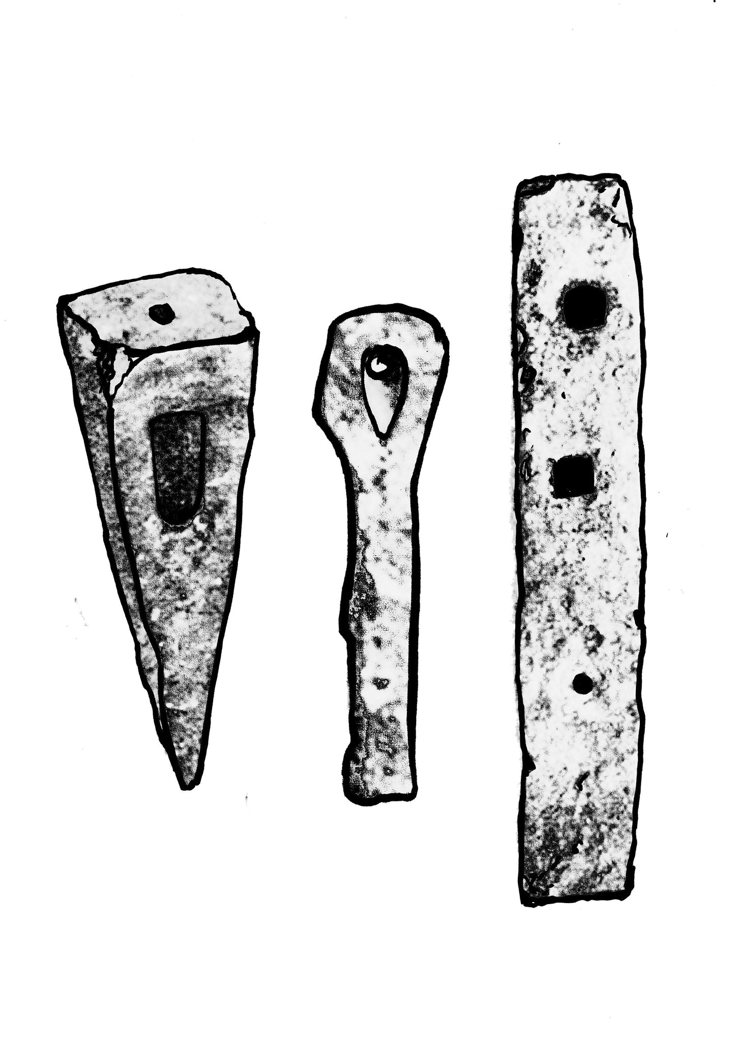 Roman nail making anvil, Made to order, Jewelers anvil, Full size replica, dating before 4th century AD