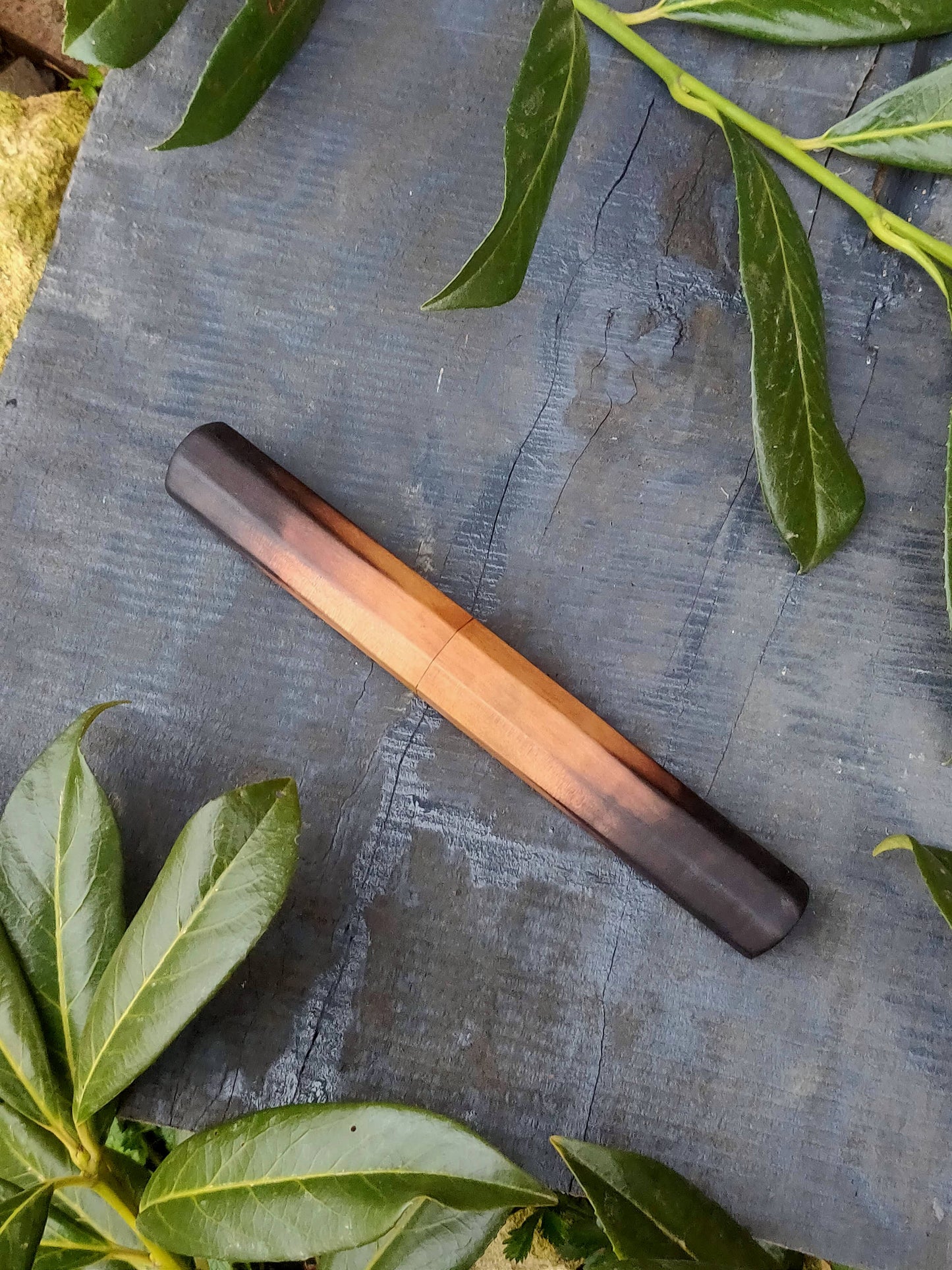 85mm Woodcarving knife with wooden magnetic sheat Style3