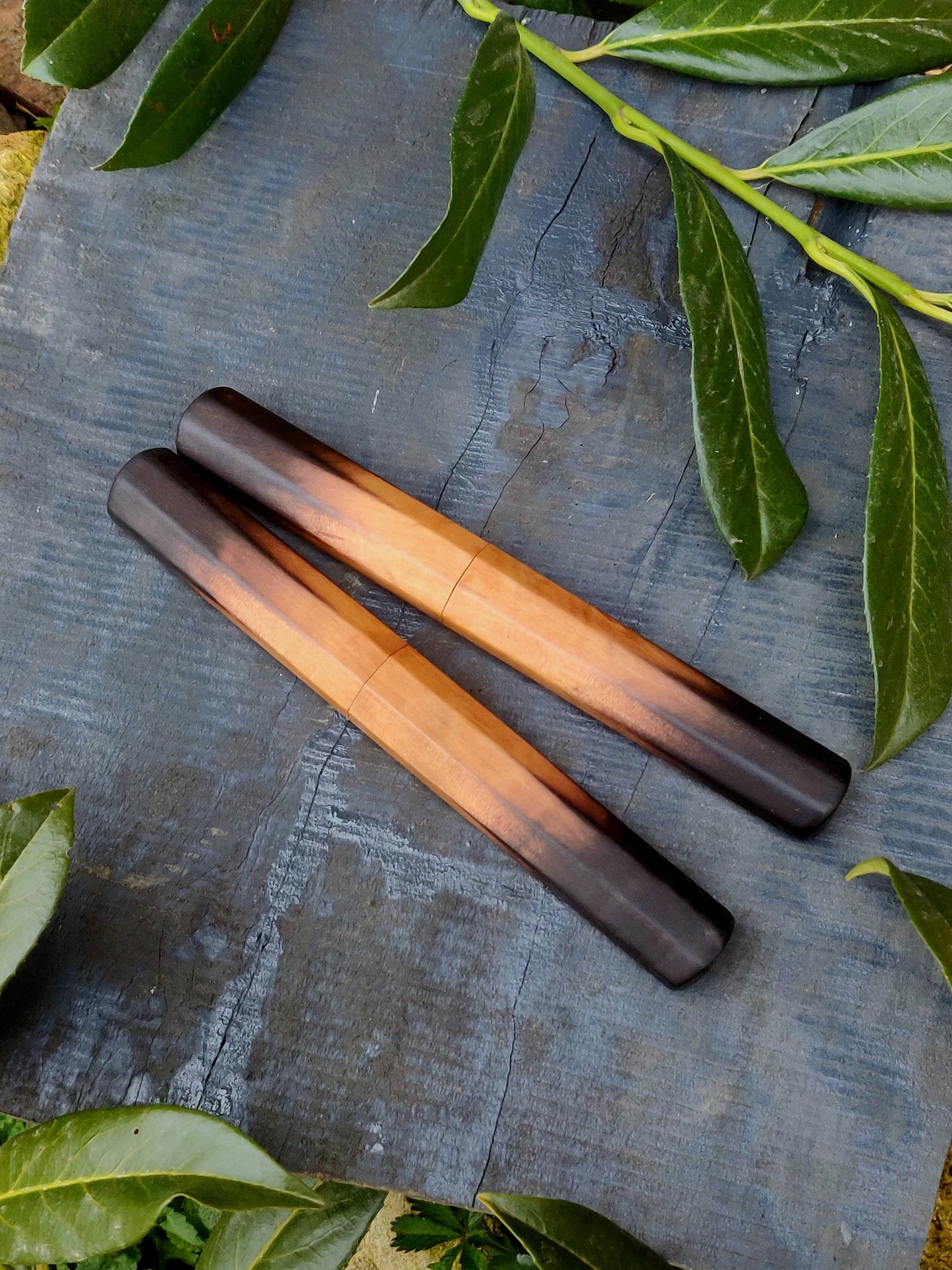 85mm Woodcarving knife with wooden magnetic sheat Style3