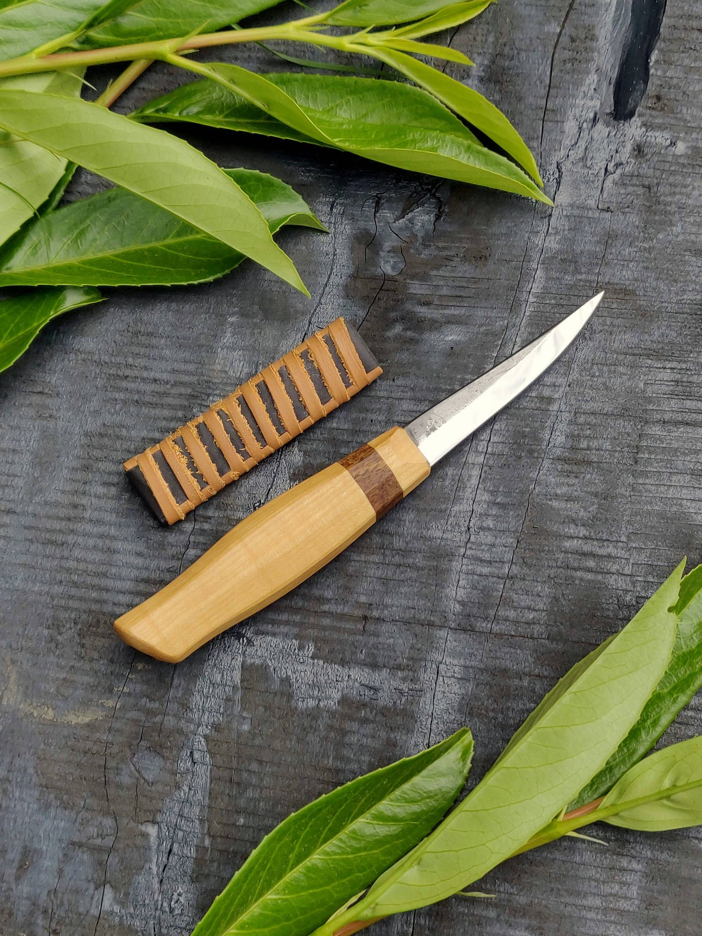 85mm Slojd knife, Whittling knife, Fresh wood carving