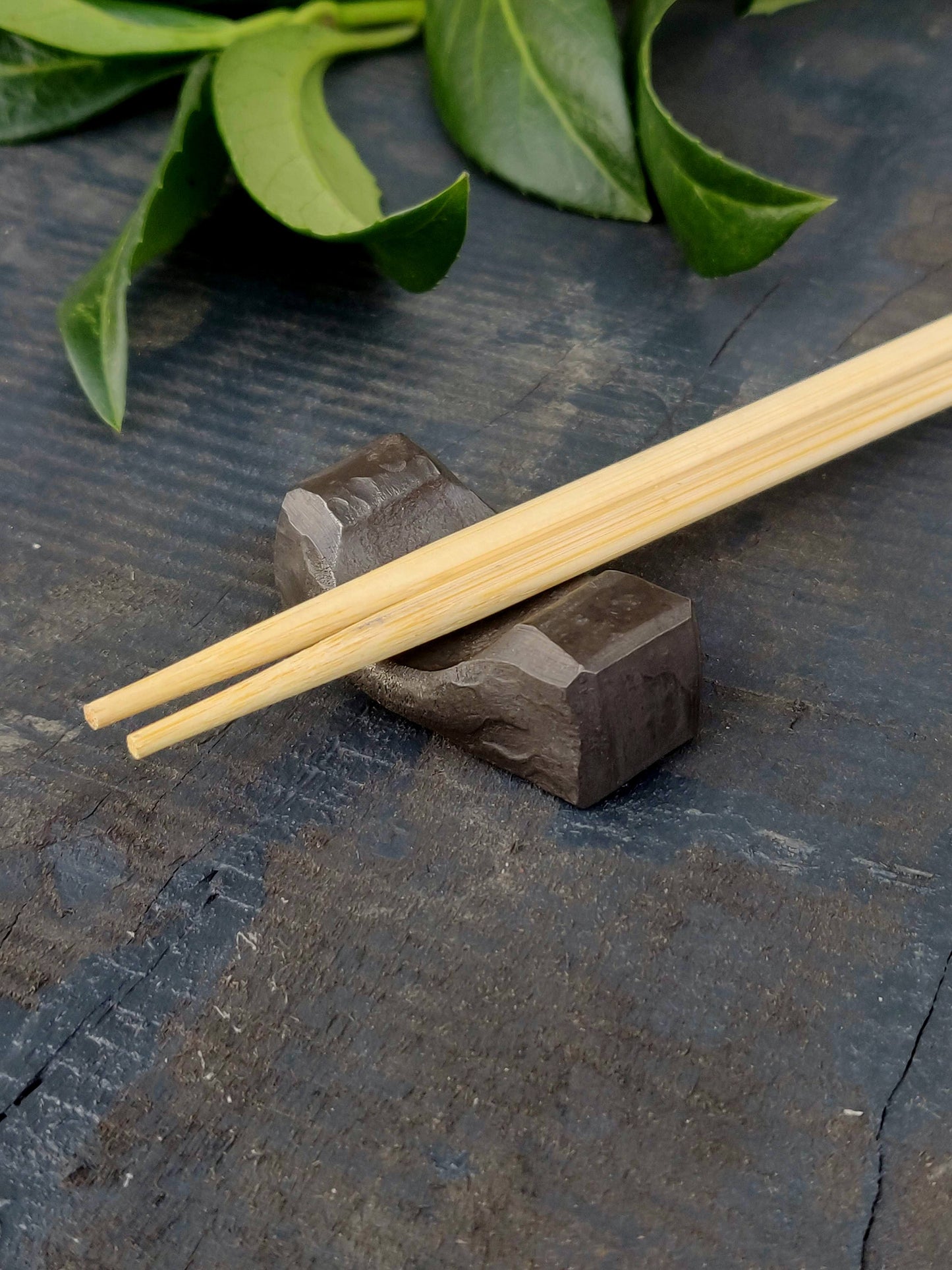 Chopstick holder large version, Handforged Chopstick rest