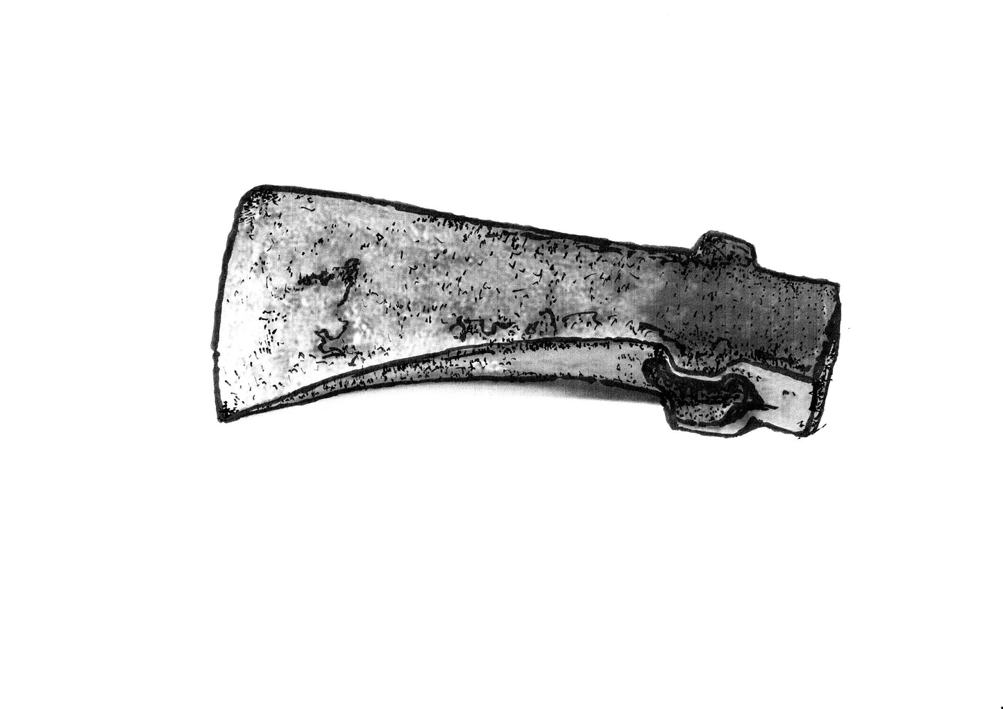 Roman ax, Made to order, carpenter's axe, Full size replica.