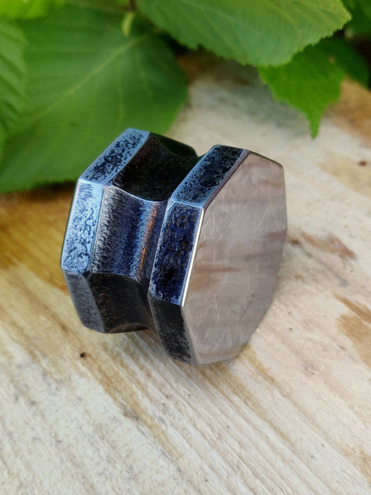 300g/0.66lb Mini octagonal anvil, Jewelers anvil, table anvil, mini swage block