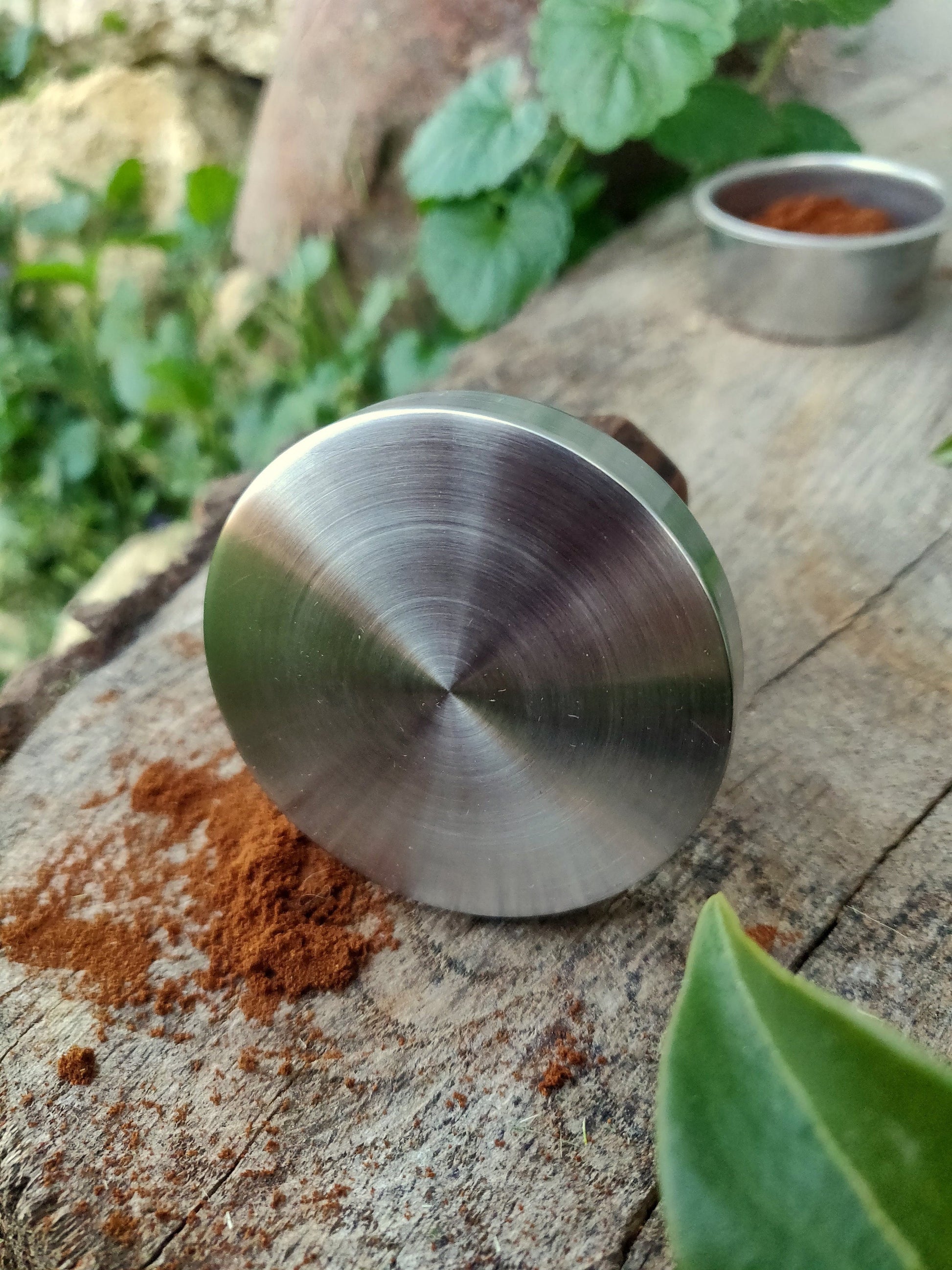 Coffee tamper, 51mm Walnut wood tamper, Stainless steel tamper, Handma –  Ravnoposeven