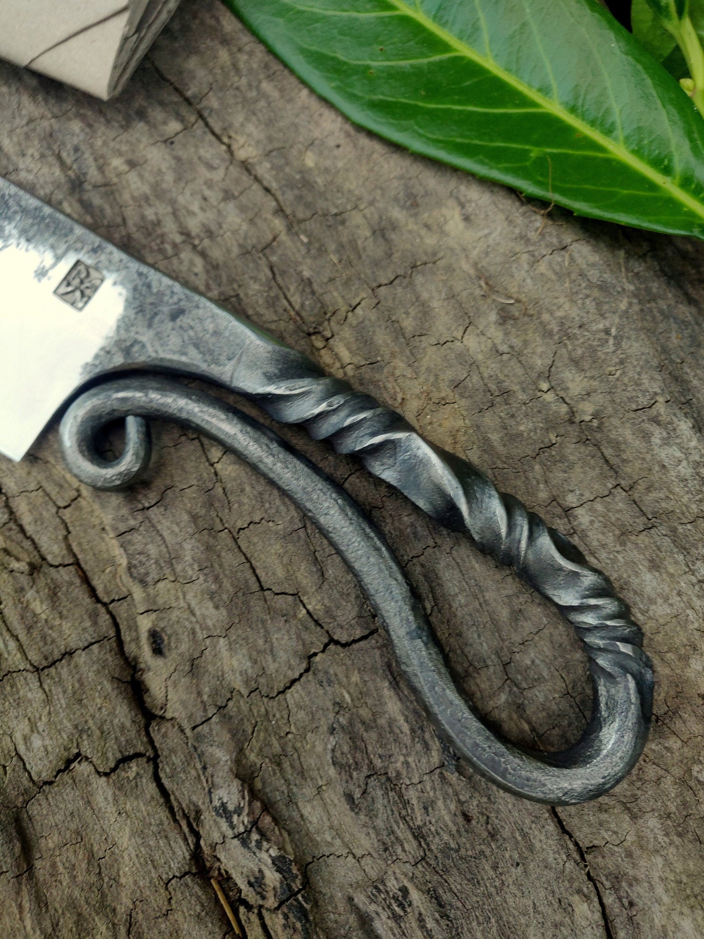 Forged blaksmith chef knife, kitchen knife, Farmhouse knife